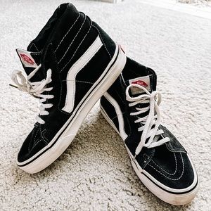 black high top vans